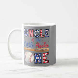 Oom van de ene kleine rookie honkbal 1e koffiemok