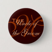 Oom van de Groom Button (Voorkant)