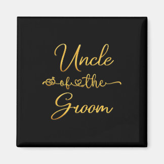 Oom van de Groom Wedding Party Idee voor hem Magneet