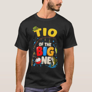 Oom Van De Grote Eén Vissende Verjaardagsjongen Fa T-shirt