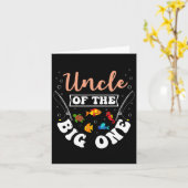 Oom van de grote Vist dag C Kaart (Gele Bloem)