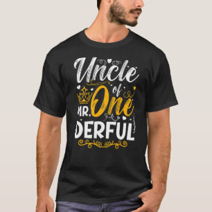 Oom van de heer een vreselijke partij bijpassende t-shirt