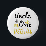Oom van de heer Onederful Funny 1st Birthday T-Shi Ronde Button 5,7 Cm<br><div class="desc">Oom van de heer Onederful Wonderful Funny 1st Birthday T-Shirt oom van de heer Onederful First One-Derful Matching T-Shirt de heer onederful, jarig, 1st verjaardag, één belachelijke, 1e verjaardag baby, 1st b dag, pasgeboren, oom wonderbaarlijk, de heer onederful 1ste verjaardag, oom van de heer onederful, matching, familie voor verjaardag, 1...</div>