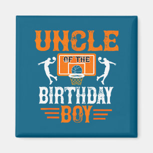 Oom van de jarige basketball oom t magneet