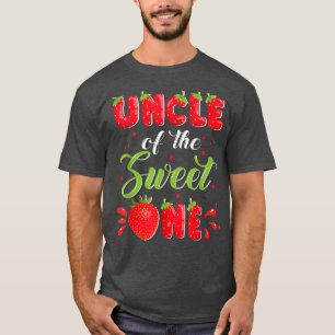 Oom van de Sweet One Aardbei Birthday T-shirt