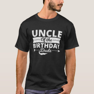 Oom van de verjaardag dude party B dag jongen trot T-shirt