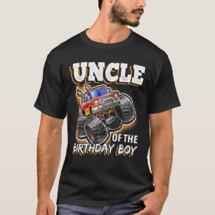 Oom van de Verjaardag Jongen Monster Truck Verjaar T-shirt