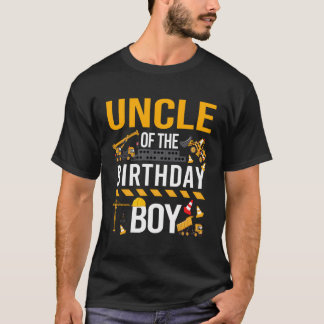 Oom van de verjaardag jongen Tio Bday Family Match T-shirt