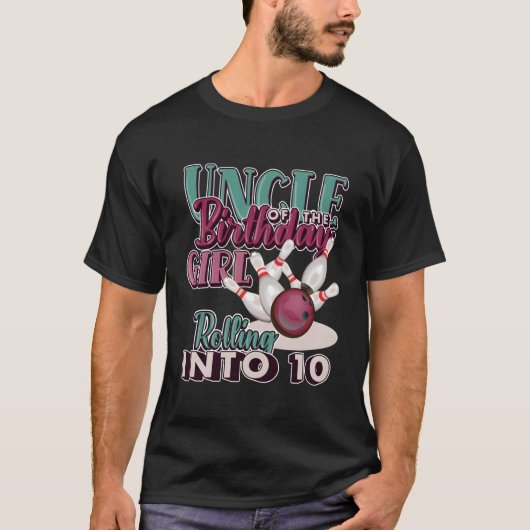 oom van de verjaardag rolt in 10 t-shirt (Voorkant)