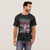 oom van de verjaardag rolt in 10 t-shirt (Voorkant volledig)