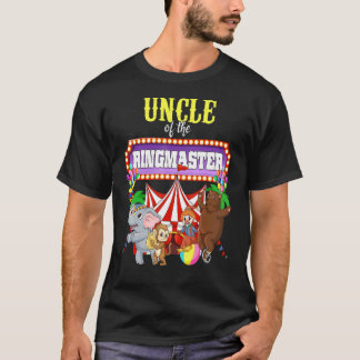 Oom van de verjaardagsringmeester Kinder circuspar T-shirt