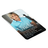 Oom van de Wereld is de Beste, Oom Definitie Foto Magneet (Rechterzijde)