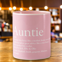 Oom van de wereld ooit Tante, Tante Definitie Roze