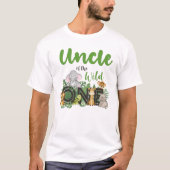 Oom van de Wild One Matching Family Safari T-shirt (Voorkant)