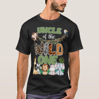 Oom Van De Wilde 1e Verjaardag Familie Safari T-shirt