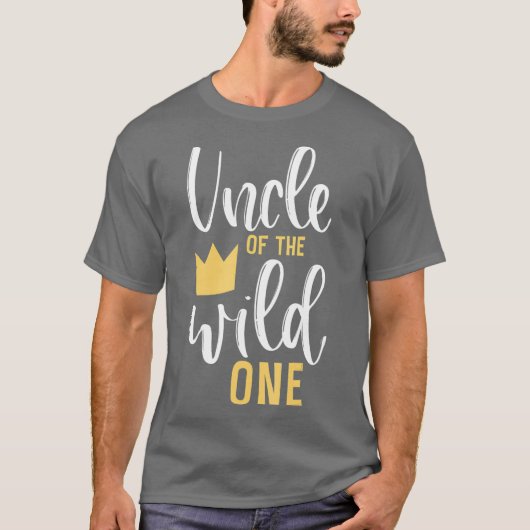 Oom van de Wilde Eén Shirt 1e verjaardag eerste (Voorkant)