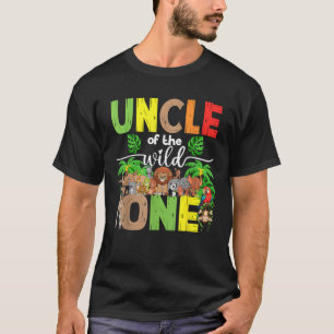 Oom van de Wilde One Zoo Birthday Safari Oerwoud A T-shirt