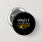 Oom van een kind met kinderkanker ronde button 5,7 cm (Voorkant /achterkant)