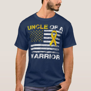 Oom van een kinderkanker van de Warrior T-shirt