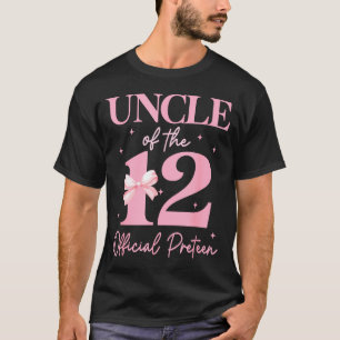 Oom van het 12 officiële pre-puberteit verjaardags t-shirt