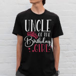 Oom van het 'Birthday Girl Squad' Aangepast T-shirt<br><div class="desc">Op zoek naar een verjaardagscadeau dat je feest compleet maakt? Kijk niet verder dan de shirten van onze verjaardagsbemanning. Deze stijlvolle t - shirts zijn perfect voor elke dag van het verjaardagsfeest. Onze overeenkomende shirten zijn een groot geschenk voor je vrienden en familie, en kunnen samen worden gedragen als een...</div>