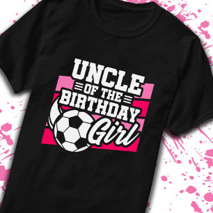 Oom van het meisje van de verjaardag van de geboor t-shirt