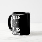 Oom van tweeling is slechts twee keer zo'n gewone  mok (Voorkant links)