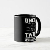 Oom van tweeling is slechts twee keer zo'n gewone  mok (Voorkant rechts)