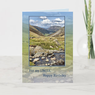 Oom Verjaardag, berglandschap Kaart