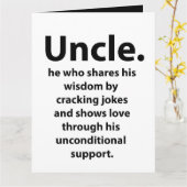 Oom Verjaardag Inspirerend Grappige Quote Oom Kaart (Gele Bloem)