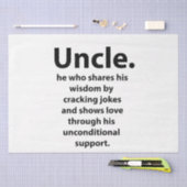 Oom Verjaardag Inspirerend Grappige Quote Oom Tissuepapier (Craft)