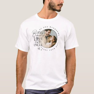 Oom Verjaardag Minimalistisch Ontwerp  T-shirt