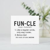 oom-verjaardagsspier kaart (Staand voorkant)