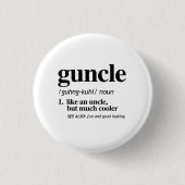 Oom/verzorger Definitie Ronde Button 3,2 Cm (Voorkant)