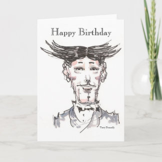 Oom Victor Happy Birthday Card Kaart