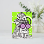 Oom Vlad de jubelnius. Briefkaart (Staand voorkant)