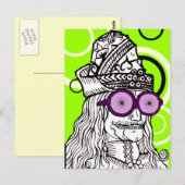 Oom Vlad de jubelnius. Briefkaart (Voorkant / Achterkant)