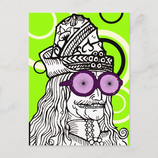 Oom Vlad de jubelnius. Briefkaart (Voorkant)