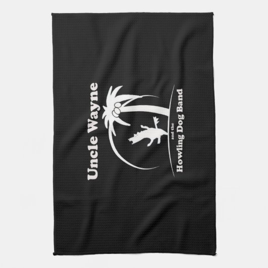 Oom Wayne en de Howling Dog Band Towel Theedoek (Verticaal)