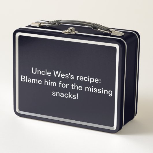 Oom Wes recept: (Voorkant)