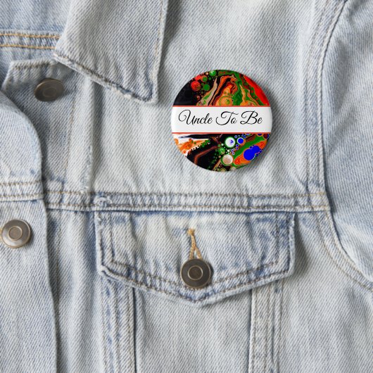 Oom wordt | Button Baby shower van jongen (In situ)