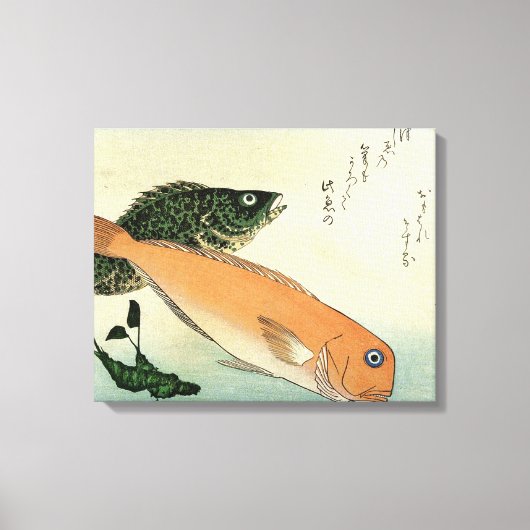 Oomon-hata & Shiro-amadai - Hiroshige's Fish Print (Voorkant)