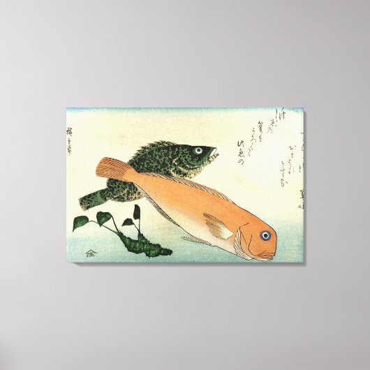 Oomon-hata & Shiro-amadai - Hiroshige's Fish Print (Voorkant)