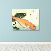 Oomon-hata & Shiro-amadai - Hiroshige's Fish Print (Insitu (Houten vloer))