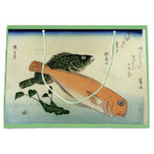 Oomon-hata & Shiro-amadai - Hiroshige's Fish Print Groot Cadeauzakje (Voorkant)