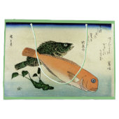 Oomon-hata & Shiro-amadai - Hiroshige's Fish Print Groot Cadeauzakje (Achterkant)
