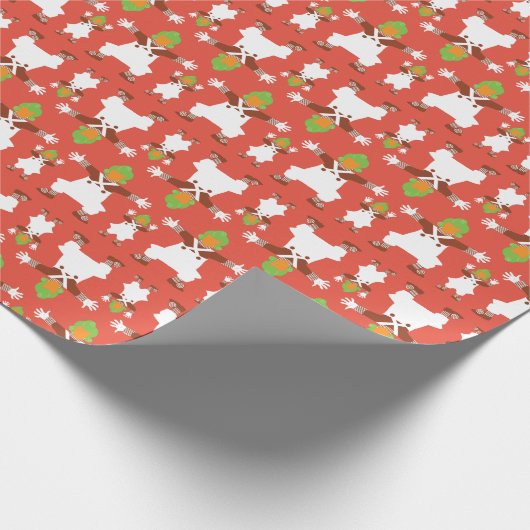 Oompa Loompa Dancing Pattern Cadeaupapier (Hoek)