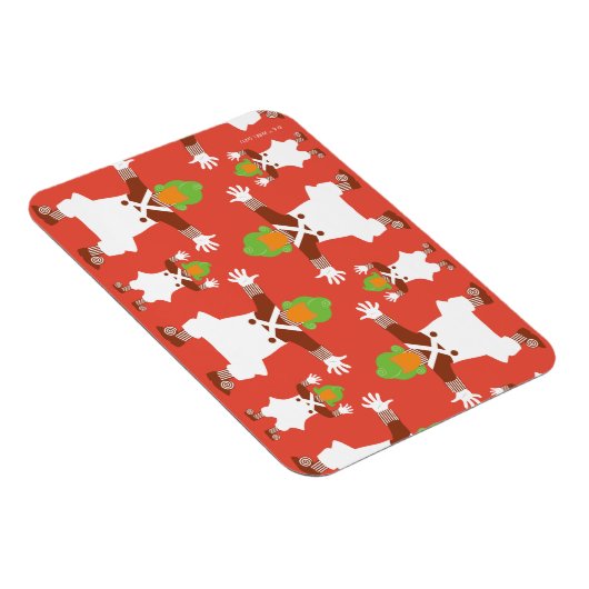 Oompa Loompa Dancing Pattern Magneet (Rechterzijde)