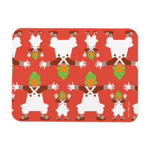 Oompa Loompa Dancing Pattern Magneet