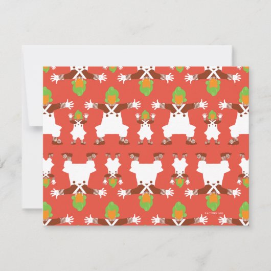 Oompa Loompa Dancing Pattern Notitiekaartje (Voorkant)